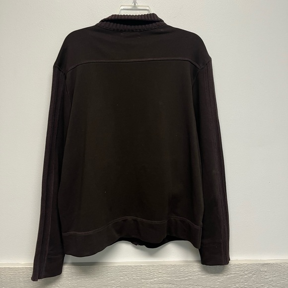 Calvin Klein Zip Up Sweater Top L - Picture 4 of 5